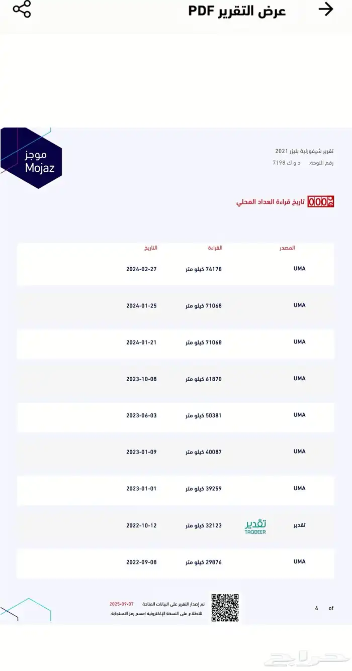 بليزر 2021 مكينة 2.0 2LT صيانات الوكالة بحالة الجديد 38