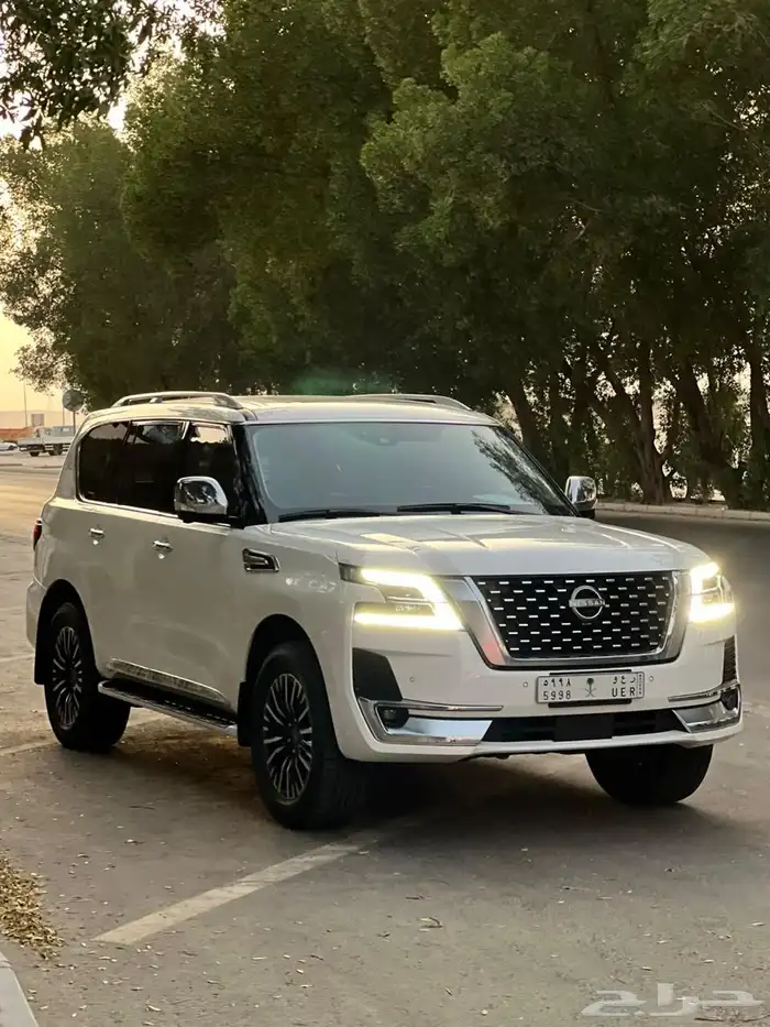نيسان باترول بلاتينيوم2024 الممشى39 الف 0