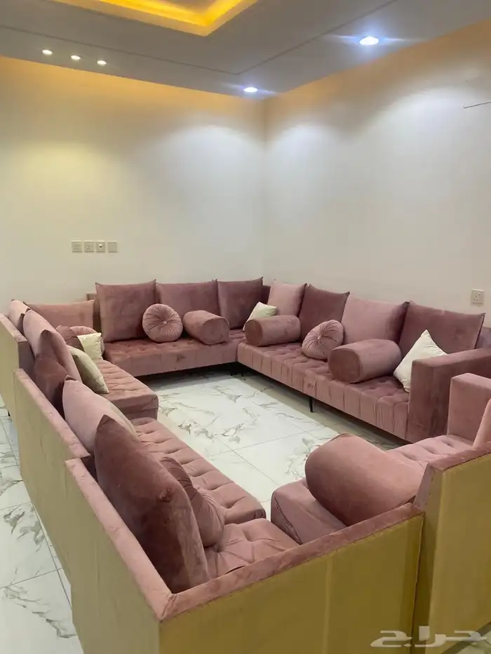 كنب نظيف واسفنجه الدانلوب والخشب الاصلي 6