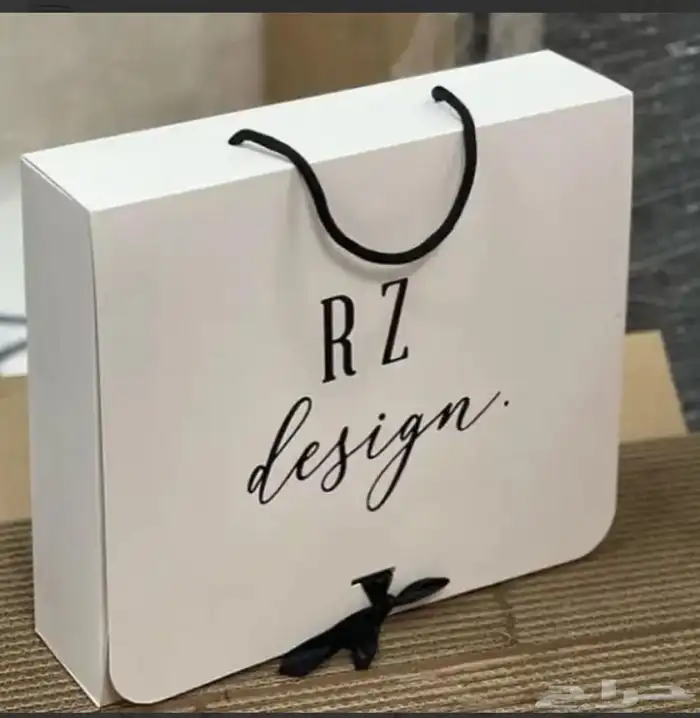 بوكس عبايه -ليبل قماش_ليبل جلد_ورق تغليف _ لوغو_ستيكر  كرت 13