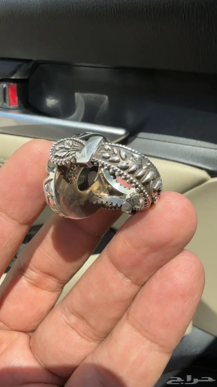 خاتم من النيزك ع صياغه مميزه 7