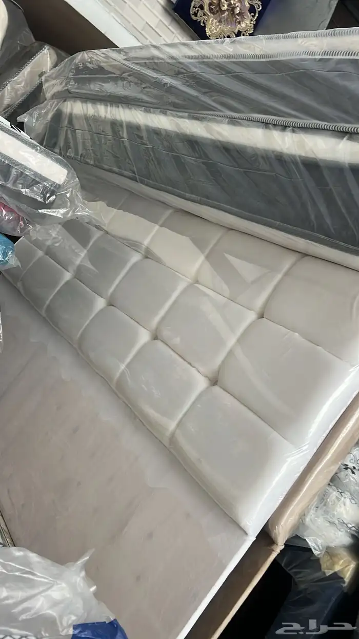 سراير حديد   خشب و دواليب خشب جديد 6