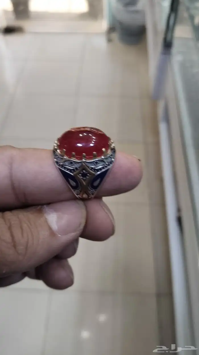 احجار كريمه طبيعي وفضى إيطالي عيار 925 7