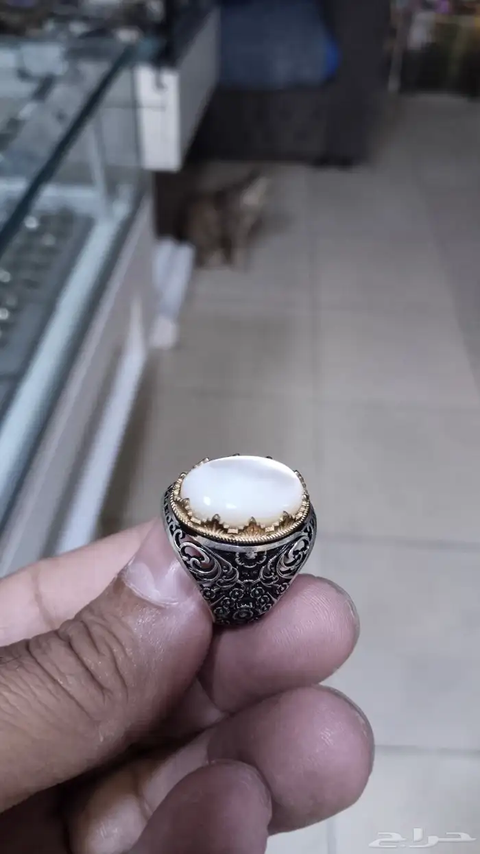 احجار كريمه طبيعي وفضى إيطالي عيار 925 2
