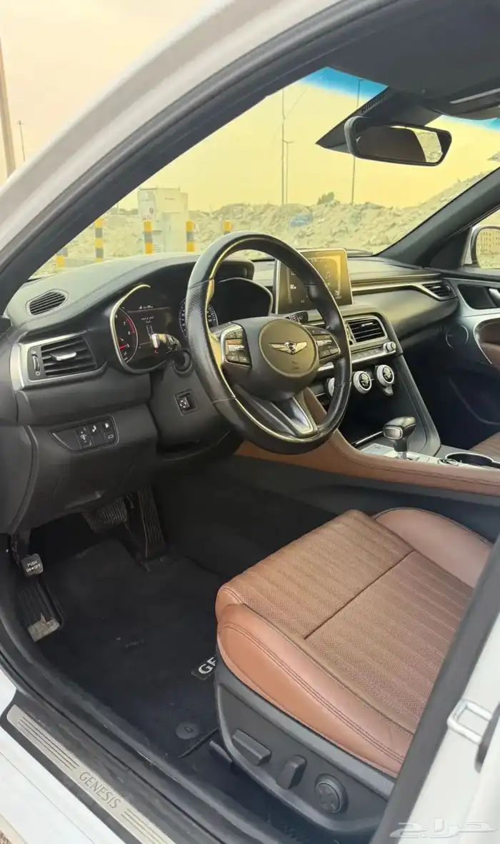 جنسس G70 2019 فل كامل برستيج ممشى قليل نظيفة جدا 12