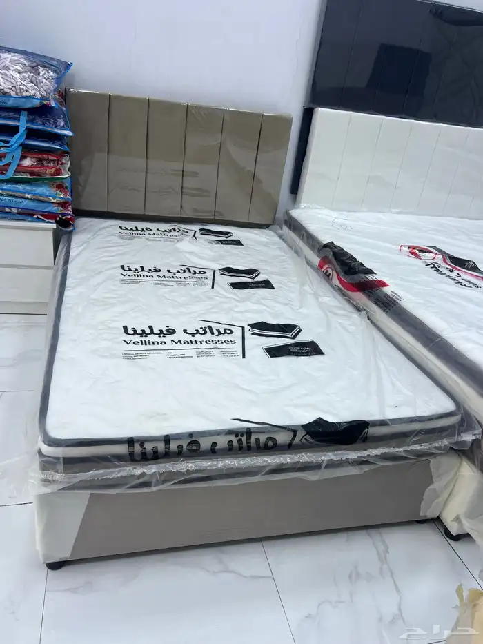 سراير حديد   خشب و دواليب خشب جديد 13