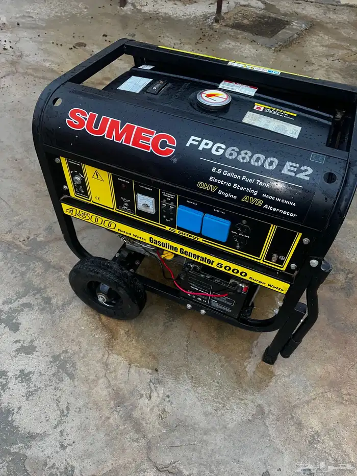 مولد كهربائي نوع سيميك - SUMEC FPG 6800 E2 يعمل سوتش مفتاح 1