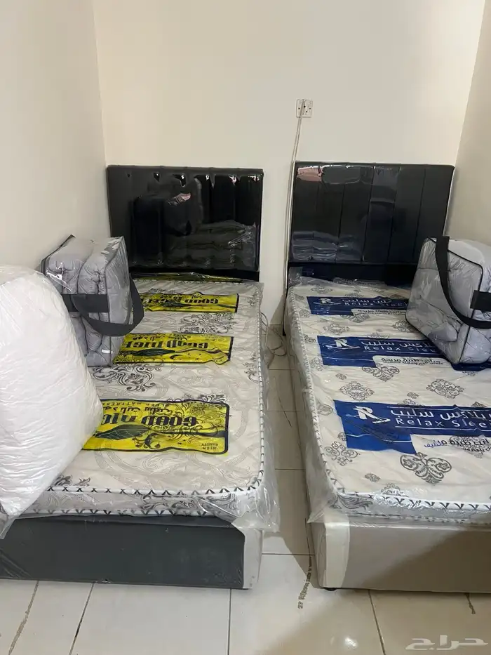 سراير حديد   خشب و دواليب خشب جديد 19