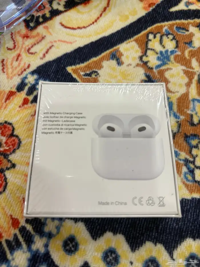 ابل ايربودز   - جديد بغلافه Apple شبيه الأصلي - 1