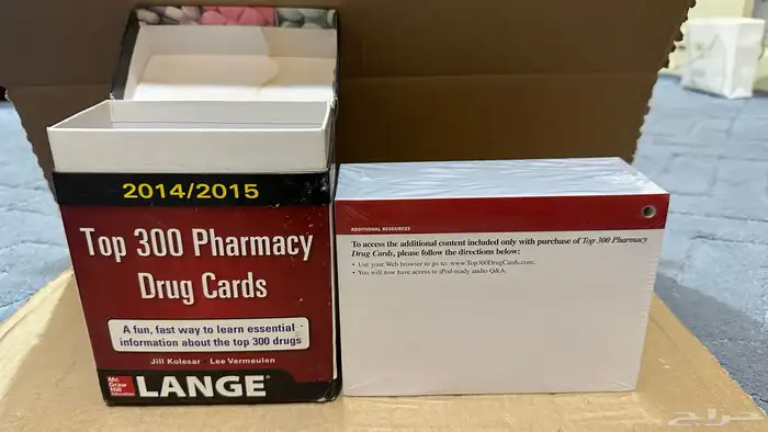 كتاب Top 300 Pharmacy Drug Cards (2014 2015 Edition) جديد 3