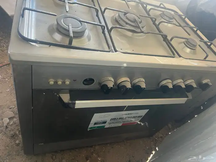 فرن غاز مستعمل بس نظيف 1