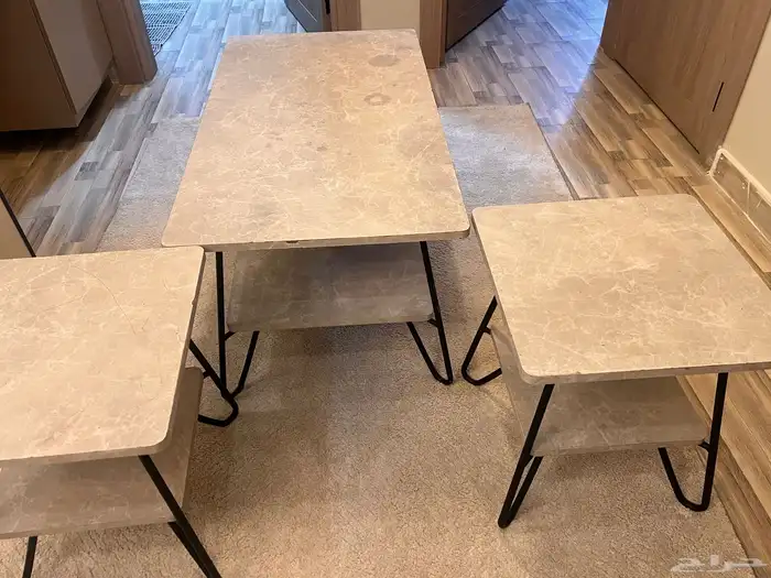 طقم كنب مع طاولات وسجاد 6