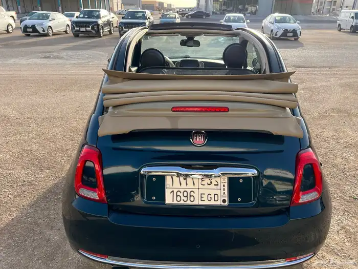 فيات 500C 2020 نظيف مخزن مستخدم واحد ممشى قليل سعودي 18