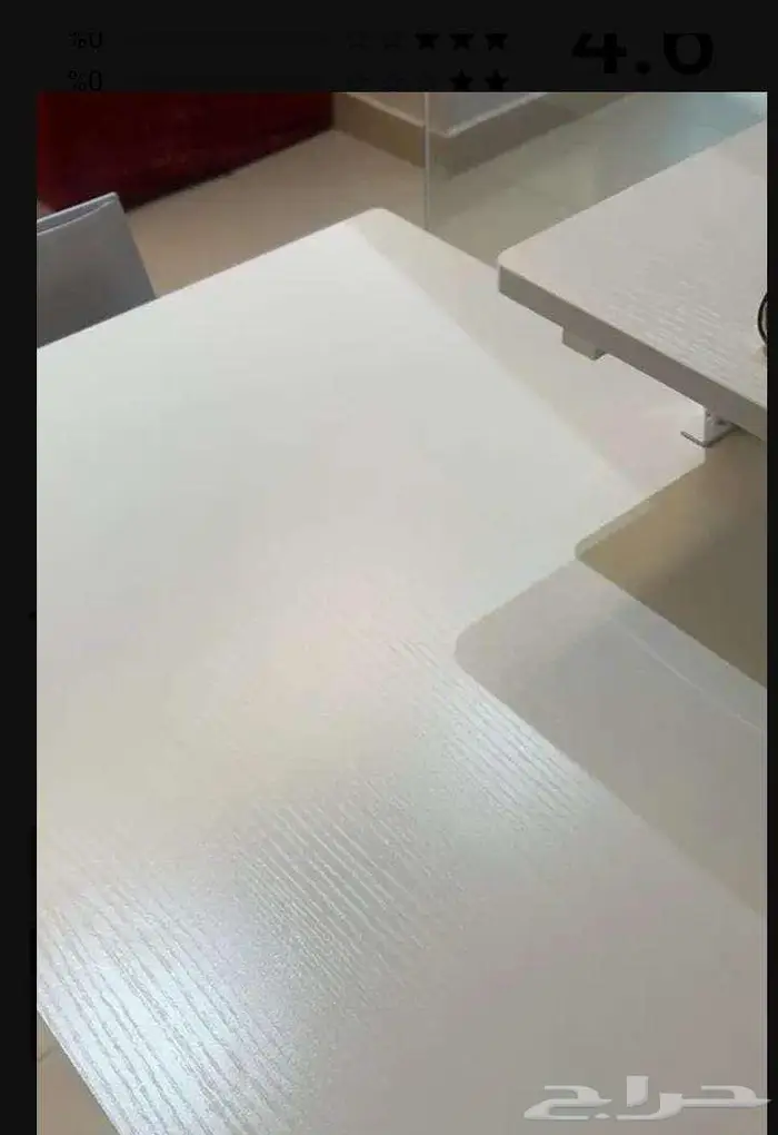 مكتب عصري مع جيوب تخزين نوع الخشب عالي الجودة 4