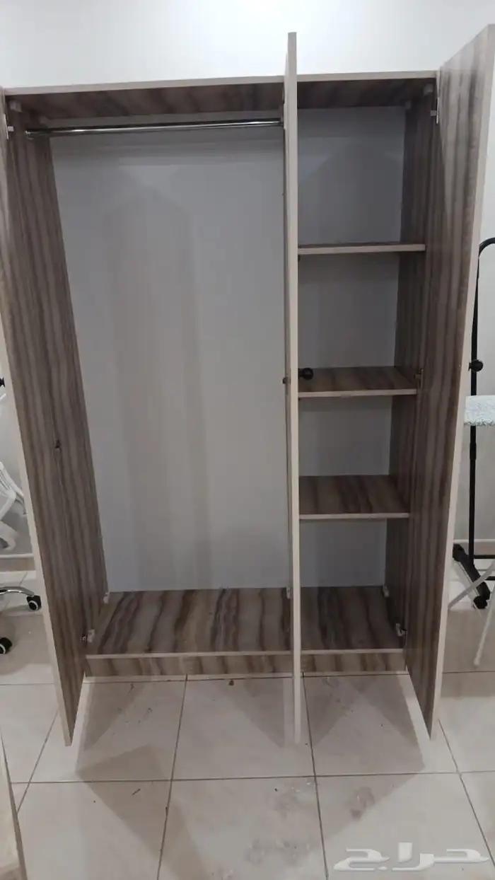 دولاب ملابس بابين و 3 باب جديد 6