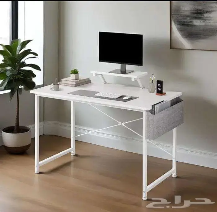 مكتب عصري مع جيوب تخزين نوع الخشب عالي الجودة 7