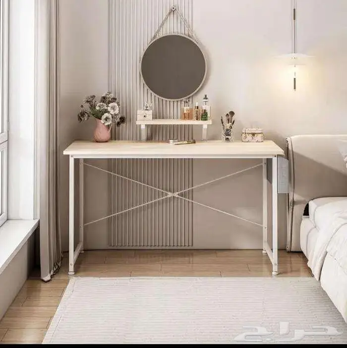 مكتب عصري مع جيوب تخزين نوع الخشب عالي الجودة 5