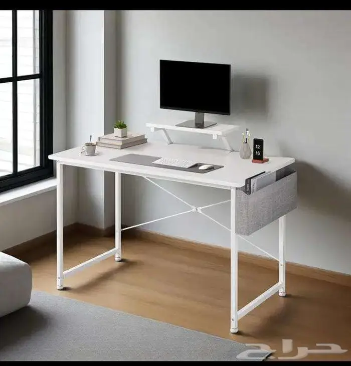 مكتب عصري مع جيوب تخزين نوع الخشب عالي الجودة 0