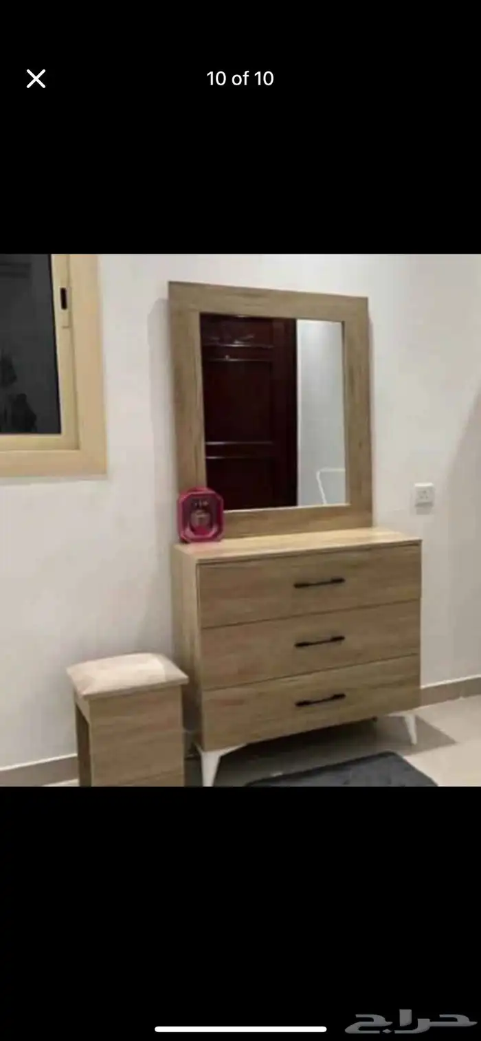 سراير حديد   خشب و دواليب خشب جديد 7