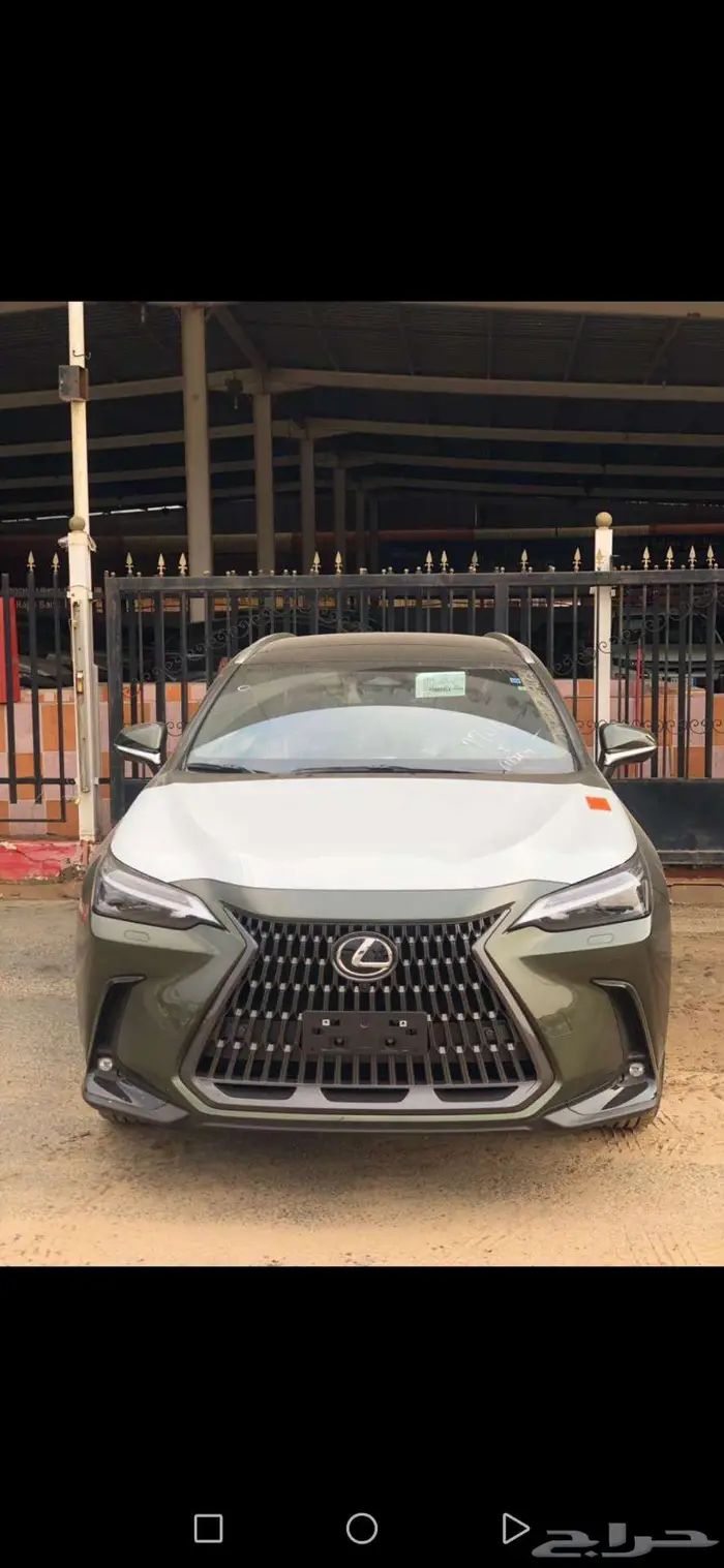 لكزس NX 350 AA 2025 سعودي بنزين أخضر زيتي داخل أحمر 17