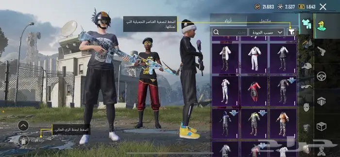 حساب ببجي 15