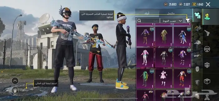 حساب ببجي 23