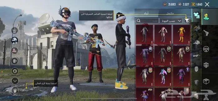 حساب ببجي 19