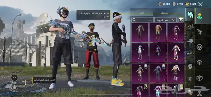 حساب ببجي 22