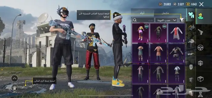 حساب ببجي 25