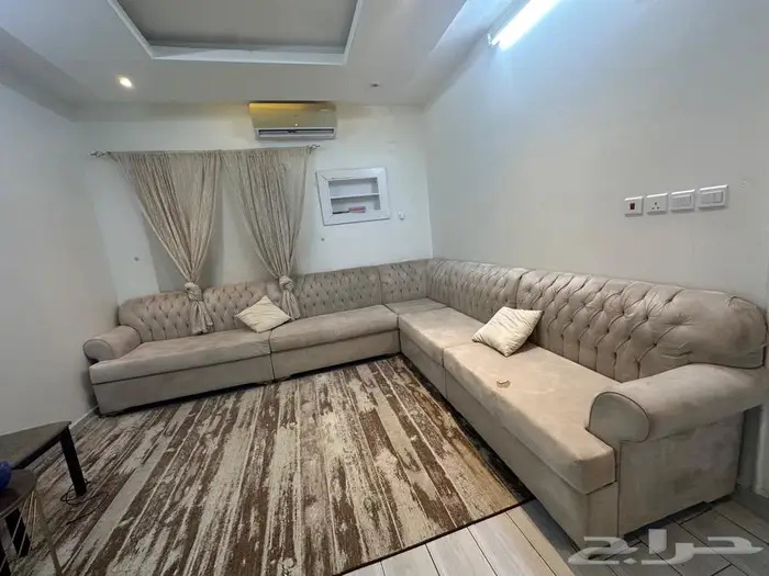 كنب L مع ستاره مقاس الكنب 3 ونص في 3 0