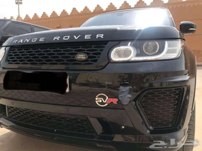 رنج روفر سبورت أسود تم ترقيتها كيت SVR (على السوم) 8