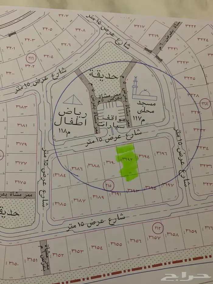 فلة جديدة بخميس مشيط مخطط القافلة للبيع 1