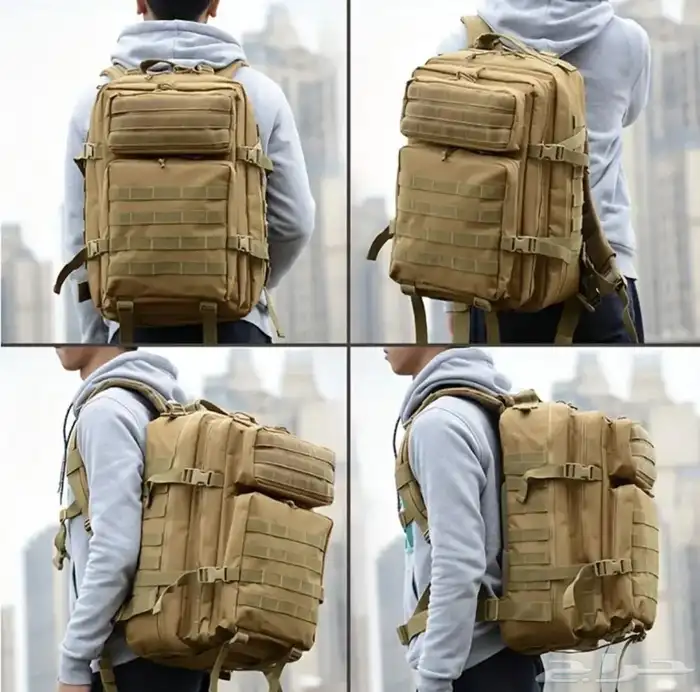 حقيبة تكتيكيه بتصميم عسكري 3