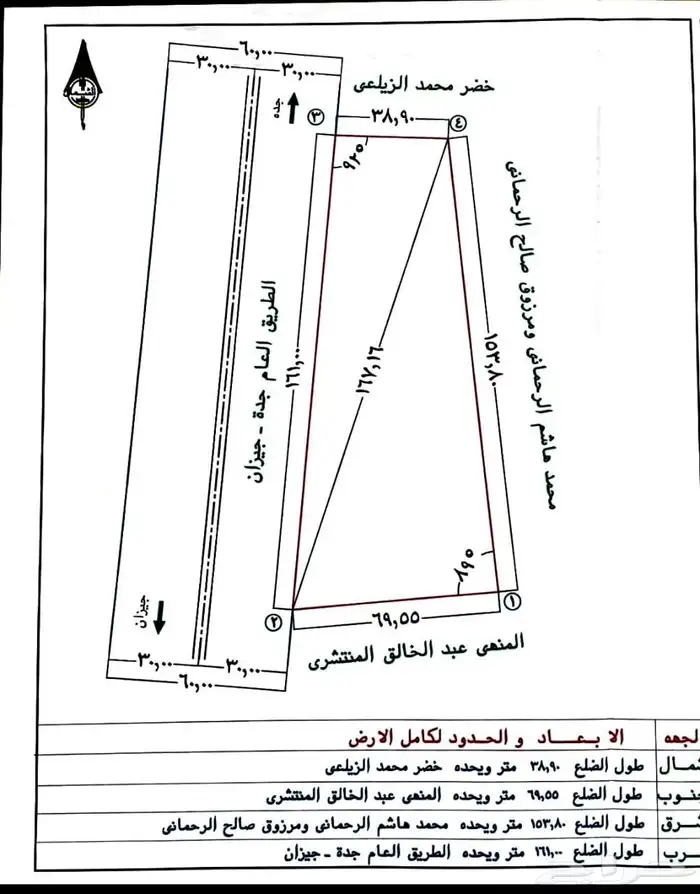 أرض تجارية كبيرة في القنفذة 0