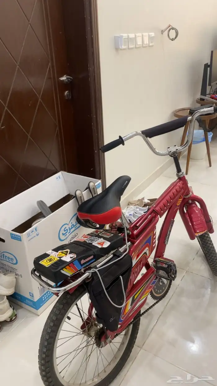 سيكل رامبو عنابي وكله 0