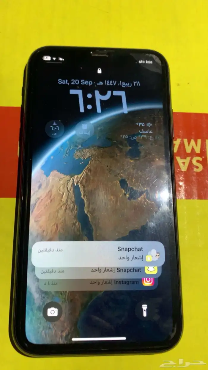 ايفون 11 عادي نضيف لم يفك كل شي اصلي 1