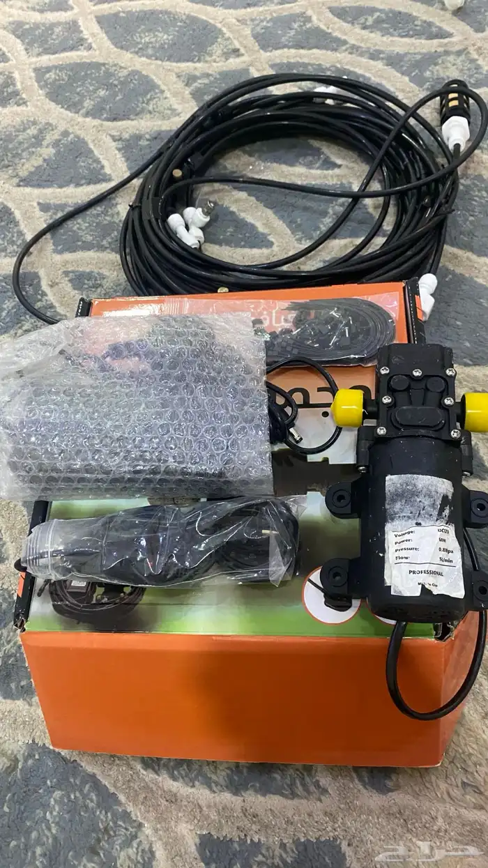 جهاز رذاذ للبيع مع كامل اغراضه 2