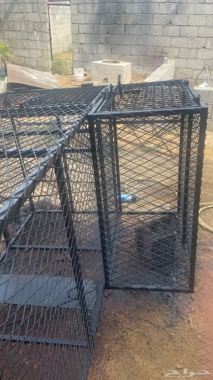 مصيده كبيره ثلاث اقفاص للحيونات اكرمكم الله 7