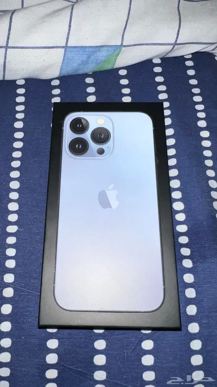 للبيع بيع مستعجل ايفون 13 برو نظيف اللون ازرق (sierra blue) 4