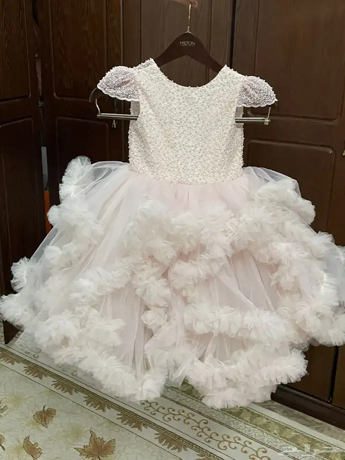 فستان بناتي فخم جدا ومنفوش من دبي 3