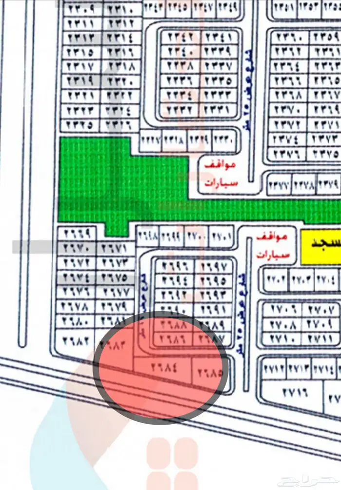 ارض للاستثمار حي الرياض جدة مساحة 1376م 0
