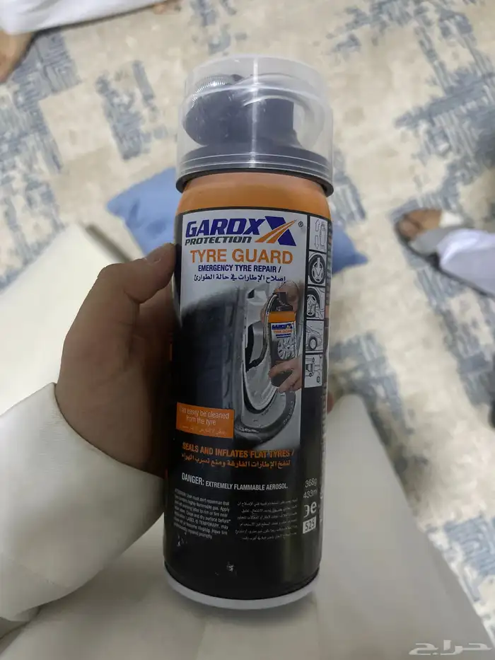 بطارية شحن بطارية سياره وبخاخ لبنشر الكفر ينفخه 1