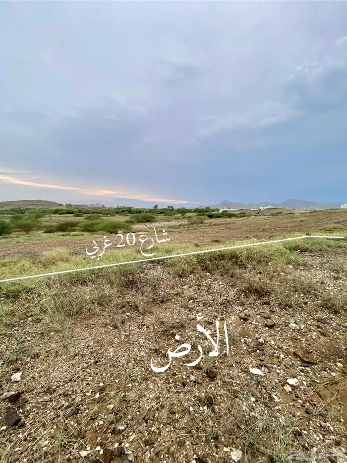 أرض مستويه للبيع رجال المع مخطط بني زيد 2