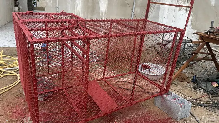 مصيده كبيره ثلاث اقفاص للحيونات اكرمكم الله 0