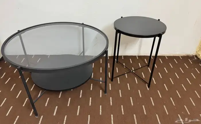 طاولتين مع كرسي للبيع على السوم 2
