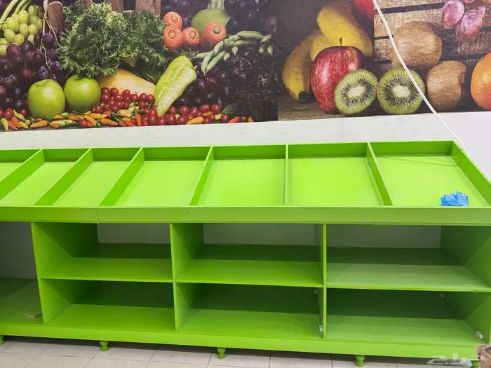 رفوف خضار جديدة لم تستخدم 2