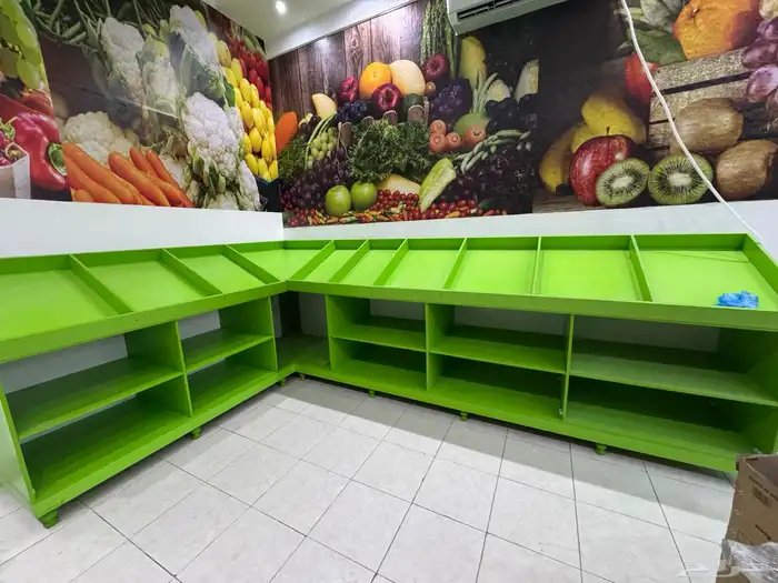 رفوف خضار جديدة لم تستخدم 0