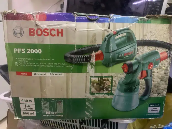 مكينة رش بويه بوش جديده Bosch PFS 2000 1