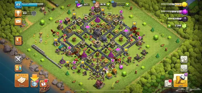 قرية كلاش اوف كلانس ب 22 ريال 0