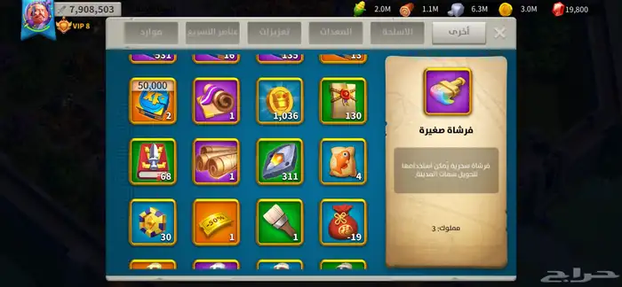 حساب رايز اوف كينجدوم RiesOfKingdoms فخم 30